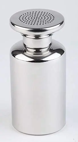 Produktbild: APS 772 Salzstreuer, Salzspender, Salzgefäß für Pommes frites mit Schraubkappe, Edelstahl Streuer für Salz, 8 x 8 cm, 17 cm Höhe, poliert, Edelstahl Poliert