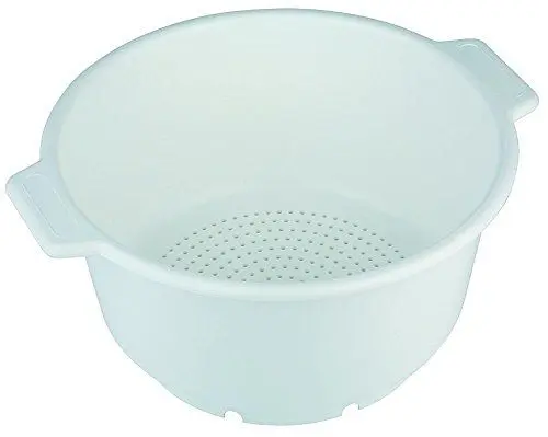 Produktbild: APS 780 Seiher, Abtropfsieb, mit 2 Muschelgriffen, Ø 36 cm, Höhe 19 cm, Polypropylen, weiß, Made in Germany