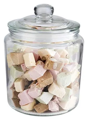 Produktbild: APS 82250 Vorratsglas „Classic“ – Hochwertiger Glasbehälter zur Aufbewahrung mit 0,9 Liter Fassungsvermögen – Ihre Ware bleibt frisch durch den Glasdeckel mit Dichtung, Aufbewahrungsbehälter