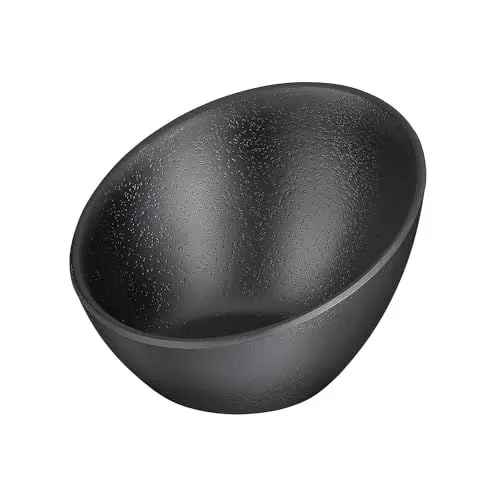 Produktbild: APS 84349 Schale ZEN, Ø 10 cm, Höhe 7 cm, 0,08 Liter, Melamin, schwarz, Steinoptik
