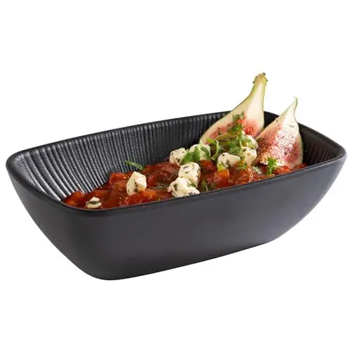 Produktbild: APS 85278 GN 1/9 Schale -NERO- in schwarz, 17,6 x 10,8 cm, Höhe 5,5 cm, 0,35 Liter