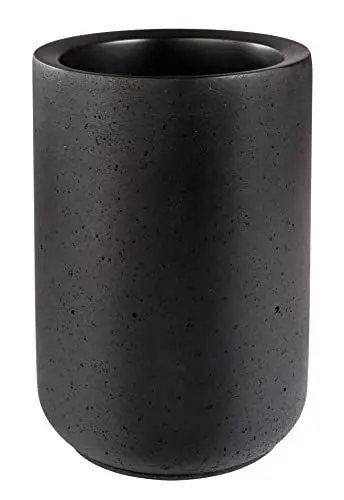 Produktbild: APS Flaschenkühler ELEMENT aus Beton - mit möbelschonender Unterseite - für 0,7-1,5 Liter-Flaschen - Ø 12/10 cm, Höhe 19 cm, Schwarz