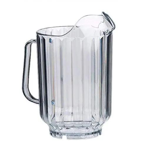 Produktbild: APS Pitcher, Ø 13 cm, H: 21 cm, für eine Füllmenge von 1,5 Liter, Bierkrug, Karaffe für Limonade, Wasserkaraffe, Kunststoff-Karaffe, transparent