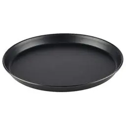 Produktbild: APS Pizzaform rund Ø 28/26,3 x 2,5 cm - Pizzablech aus Blaublech, nicht beschichtet, lange Lebensdauer, zum professionellen Pizzabacken