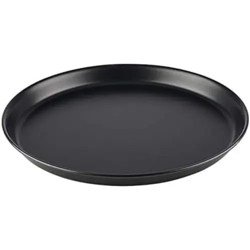Produktbild: APS Pizzaform rund Ø 30/28,3 x 2,5 cm - Pizzablech aus Blaublech, nicht beschichtet, lange Lebensdauer, zum professionellen Pizzabacken