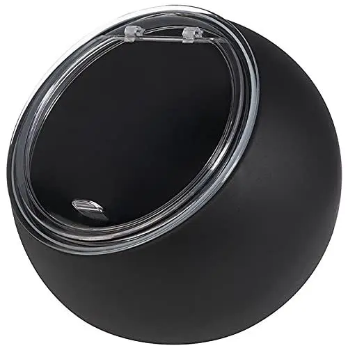 Produktbild: APS Servierset Moon - 2-teiliges Set: 1 Melamin-Schale (Ø 19cm) + 1 klappbarer Deckel mit Silikondichtung, Schwarz