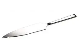 Produktbild: APS Tortenheber „Classic“, Kuchenheber, Küchenhelfer, Patisseriehelfer, hochglanzpoliert, mit einer gezahnten Kante, ergonomisch profilierter Hohl-Griff, 5 x 22,5 cm, 3 cm Höhe