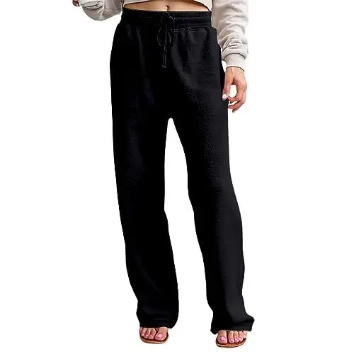 Produktbild: AQ899 Leichte wasserdichte Jacke Für Damen Damen Winter Einfarbig Lose Version Elastische Taille Schnürung Homewear Casual Hosen Damen Hose Und Pullover