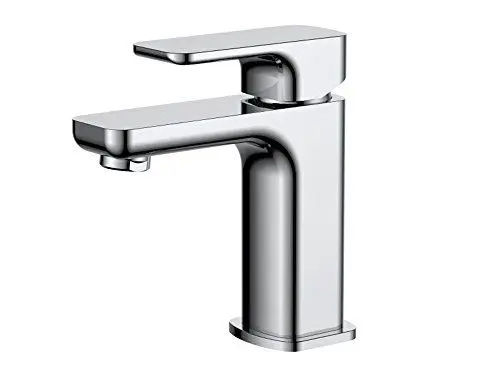 Produktbild: Aqua Bagno | Waschtischarmatur Einhebelmischer in Chrom-Optik, Wasserhahn Bad ohne Ablaufgarnitur, Waschbecken Armatur
