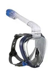 Produktbild: Aqua Lung Sport Smart Snorkel Vollgesichts-Schnorchelmaske, Marineblau/Grau, L-XL