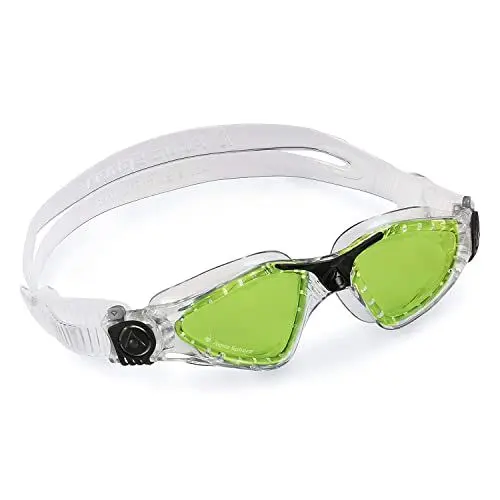 Produktbild: Aqua Sphere Kayenne Schwimmbrille, transparent schwarz/grün püolarisiertes Glas, Einheitsgröße