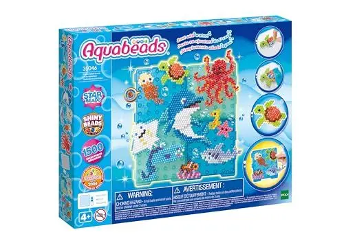 Produktbild: Aquabeads - 35046 Ozean Bastelset - Komplettset, Wasserperlen für Kinder ab 4 Jahren, ohne Bügeln oder Kleben
