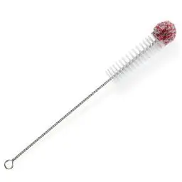 Produktbild: aquabook Flaschenbürste Bottle Brush dünn und lang | Reinigungsbürste, Gläserbürste, Reagenzglas Bürste, Tassenbürste Shisha Bürste