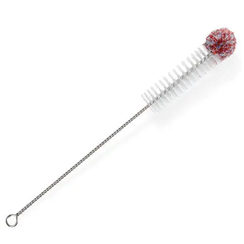 Produktbild: aquabook Flaschenbürste Bottle Brush dünn und lang | Reinigungsbürste, Gläserbürste, Reagenzglas Bürste, Tassenbürste Shisha Bürste