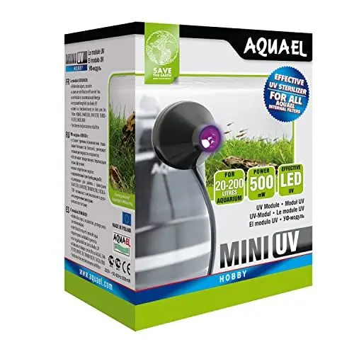 Produktbild: Aquael Mini UV-Beleuchtung, LED, für Aquaristik, 1 W