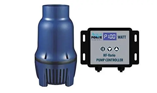Produktbild: AquaForte HighFlow Vario-S 35.000 Teichpumpe, 60-200 Watt, Maximale Fördermenge 35 m3/Stunde, Förderhöhe 4 Meter, regelbar mit externen Controller, Ausgang 110 Millimeter