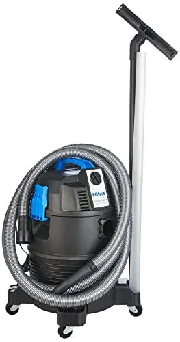 Produktbild: AquaForte Nass-/Trockensauger - 1400 w - Kunststoffbehälter - 35 l - 4 m Schlauch - Teich- und Poolreinigung, Schwarz