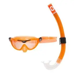 Produktbild: AQUALUNG Combo Mix , Tauchmaske + Schnorchel für Tauchen, Wassersport und Schnorcheln für Kinder ab 4 Jahren mit UV-Schutz, Silikondichtung und beschlag- und leckagefreien Gläsern für Jungen & Mädchen