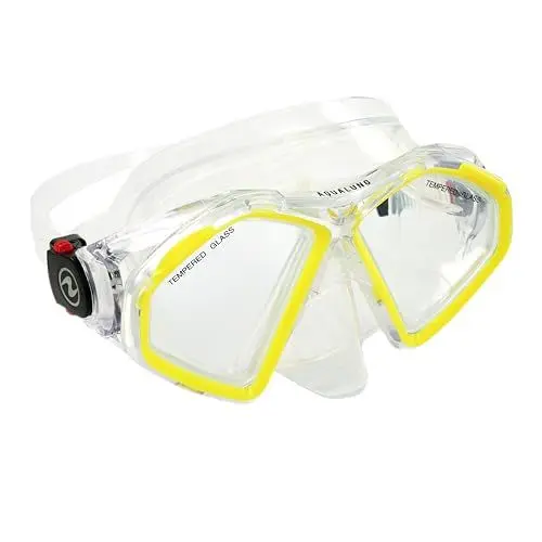 Produktbild: AQUALUNG Hawkeye Tauchmaske Transparent Yellow L