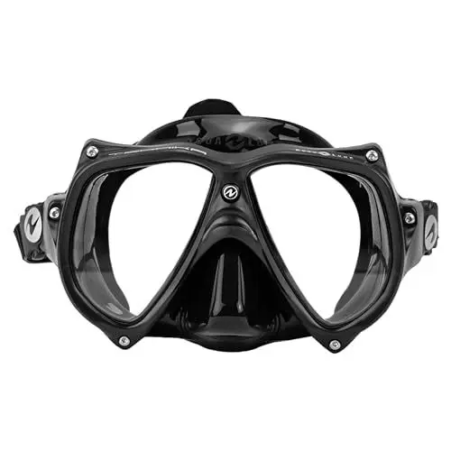 Produktbild: AQUALUNG TEKNIKA - Erwachsenen-Tauchmaske aus gehärtetem Glas, Stoßfester Rahmen, Einfaches Anpassen, Bequem, Passt sich allen Gesichtern an, Ideal zum Tauchen, Schnorcheln