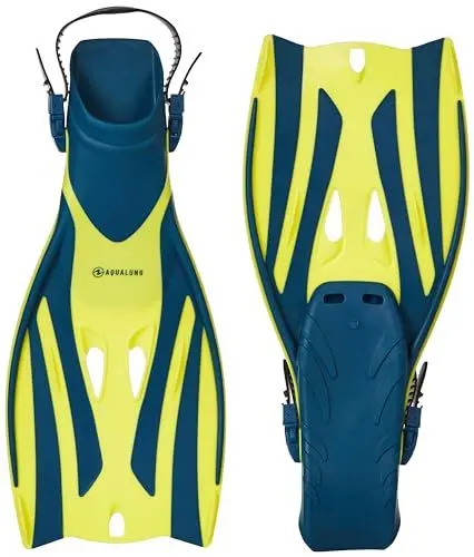 Produktbild: AQUALUNG Unisex – Erwachsene Fizz Flosse, Petrol Yellow, S/M