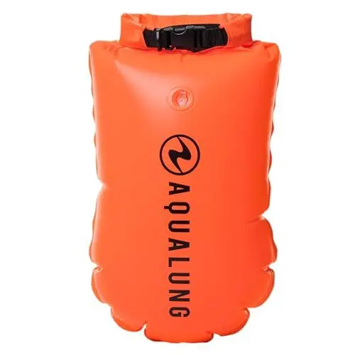 Produktbild: Aqua Lung iDry Bag - Aufblasbarer wasserdichter Beutel 15L mit Zugseil und Gürtel
