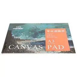 Produktbild: Aquarellblock A3, 0 Blatt Leinwandblock A3 Baumwoll Leinwand Für Ölgemälde Und Acrylfarben Zeichenpapierbuch 420x297mm für kreatives Malen und Zeichnen