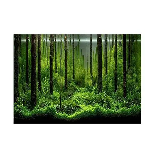 Produktbild: Aquarium Dekoratives Plakat, Aquarium Hintergrund Dekoratives Papier Aquarium Wald Hintergrund Poster Aquarium Aquarium Hintergrund Dekoratives Papier Pvc Aquarium Dekoratives Papier(122*46Cm)
