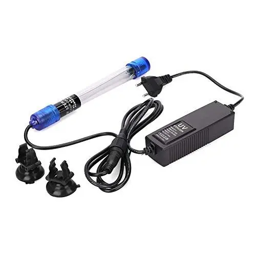 Produktbild: YOUTHINK Aquarium Sterilisator Licht, UV Keimtötungslampe, Aquarium UV Lampe für Aquarien, Wasserreinigung, Kunststoff, Blau