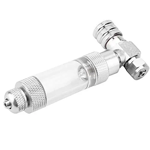 Produktbild: SUNGOOYUE Aquarium CO2 Regler Nadelventil Blasenzähler für Aquarium Zubehör Edelstahl Nadelventil (Doppelkopf-Mikroventil)