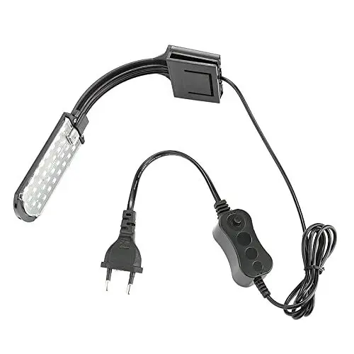 Produktbild: Wifehelper Aquarium-LED-Licht, Klemmlampe für Wasserpflanzen, LEDs mit Hoher Helligkeit, EU-Stecker, Geeignet für Aquariumbeleuchtung, Innendekoration