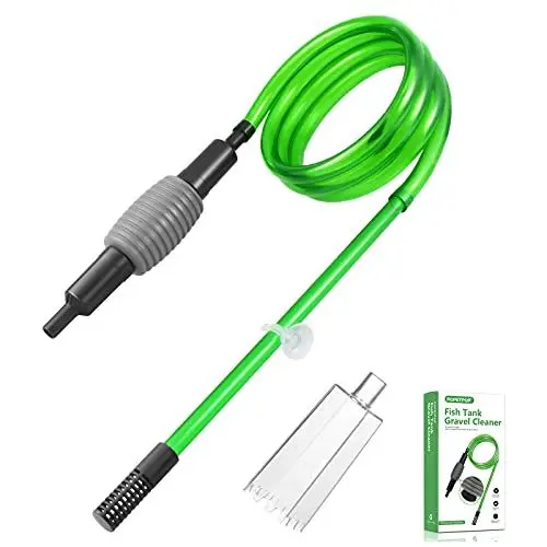 Produktbild: Aquariumschlauch Sieb Fish Tank Cleaner Aquarium Cleaner Fish Tank Siphon Vacuum Pump Gravel Cleaner Fish Tank Water Changer Aquarium Water Changer (Green) Aquarium Sand