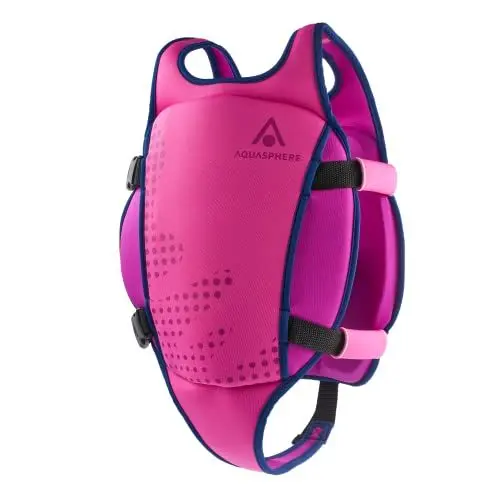 Produktbild: AQUASPHERE Schwimmweste |Schwimmweste für Babys und Kinder, Jungen und Mädchen mit verstellbaren Schnallen & verstellbaren Sicherheitsgurten, Violett, L (3-6Y)