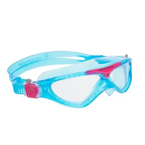 Produktbild: Aquasphere Vista JR | Schwimmbrille, Schwimmbrille für Kinder ab 6 Jahren mit UV-Schutz, Silikondichtung und beschlagfreien sowie auslaufsicheren Gläsern für Jungen und Mädchen.