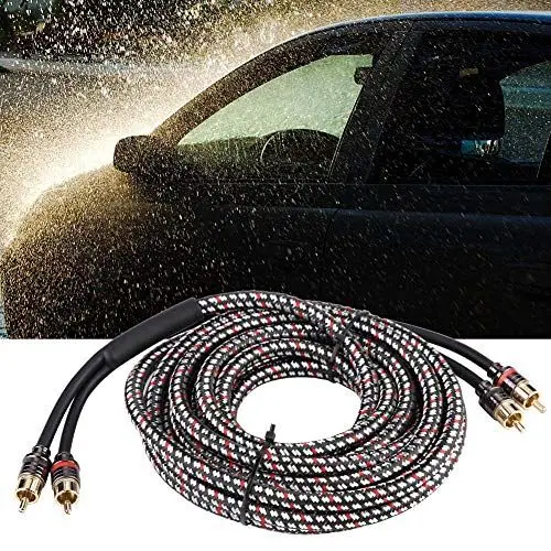 Produktbild: aqxreight Car Home Stereo Signalkabel Verstärker Subwoofer Kabel Draht Adapter 4,8 M
