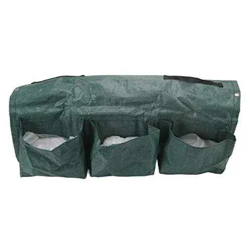 Produktbild: aqxreight Haltbare PE-gewebte Wand Pflanz Beutel Hängende Pflanze Wachsen Tasche 6 Taschen, Atmungsaktiv mit Pflanzen, für Balkon Garten Kindergarten