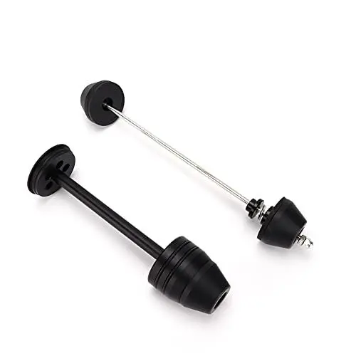 Produktbild: aqxreight Slider Crash Protecter, Motorrad Vorderrad Hinterachse Slider Gabel Rad Crash Protector Rahmen Slider Ersatz für R Nine T 2013-2019