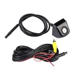 Produktbild: Hlyjoon Auto Rückfahrkamera 170° Weitwinkel Hochauflösend Nachtsicht Einparkkamera 12V IP68 Wasserdicht Rückansicht Kamera Unterstützt NTSC und PAL Videosystem(Schwarz)