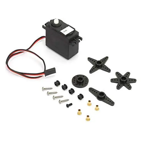 Produktbild: aqxreight - Mini-Servomotor 360 Grad kontinuierliche Drehung mit Servohorn-Set (Arm, X, Rad, Stern) für RC Car Robot Helicopter Flugzeugmodell