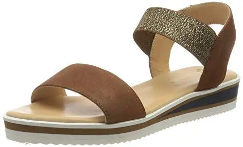 Produktbild: ara Damen DURBAN Plateausandalen, Braun (Cognac 06), 38 EU