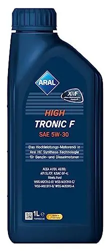 Produktbild: Aral HighTronic F 5W-30 Motoröl, 1L