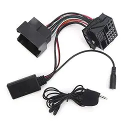 Produktbild: Aramox 12Pin Auto AUX Bluetooth Audio Adapter Multimedia Audio Kabel Mikrofon Freisprechadapter 59,1 Zoll Kabel Fit für CD30 CDC40 CD70