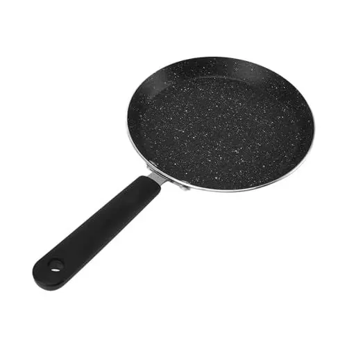 Produktbild: Aramox Antihaft-Pfannkuchenpfanne, Pfannkuchen-Grillplatte aus Aluminiumlegierung, Tragbare Bratpfanne, Pfannkuchen-Maker-Pfanne (6 Zoll)