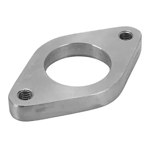 Produktbild: Aramox Auspuffflansch, Auspuffflansch 38 Mm Edelstahl 2 Bolzen Externer Wastegate-Flansch Universelle Passform für Autos