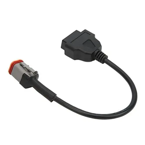Produktbild: Aramox Motorrad-OBD2-6-poliges Adapterkabel, Kraftstoffeffizient für Sicheres Fahren, 6-poliges OBD-Kabel