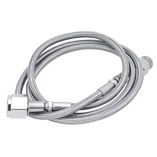 Produktbild: Aramox Soda-Schlauch-Adapter-Set, 1,5 M, 60 Zoll Sodawasser-Außenschlauch-Adapter-Set, Anschluss, Soda-Zubehör (Silber TR21-4, W21,8-14)
