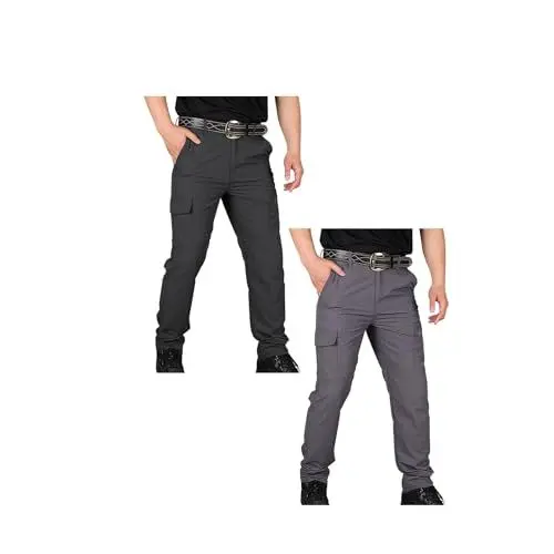 Produktbild: Arbeit Hosen Herren Training Klassische Lang Weites Bein Mode Freizeit Laufhose Basic Arbeitshose Harajuku Style Locker Cargo Hosen Dickere Vielseitiger Trainingshose Fitness Parachute Pants