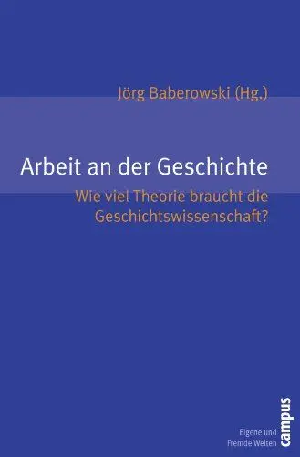 Produktbild: Arbeit an der Geschichte: Wie viel Theorie braucht die Geschichtswissenschaft? (Eigene und Fremde Welten, 18)