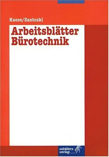 Produktbild: Arbeitsblätter Bürotechnik