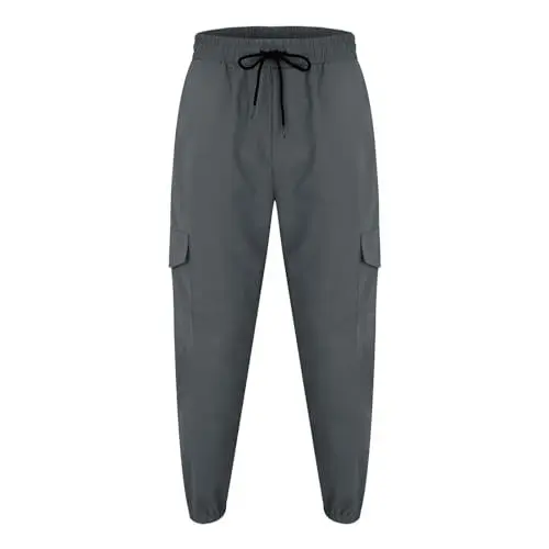 Produktbild: Arbeitshosen Für Herren Vielseitiger Classic Weite Bein Hosen Elegant Oversize Arbeitshose Sonnenschutz Sporthose Lässig Fitness Parachute Pants Schnelltrocknend Casual Trainingshose Mode Freizeithose